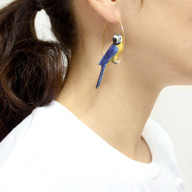 Nach Bijoux Créoles Perroquet Bleu