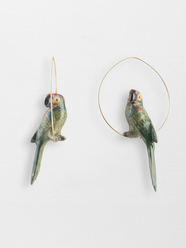 Nach Bijoux Créoles Perroquet Vert