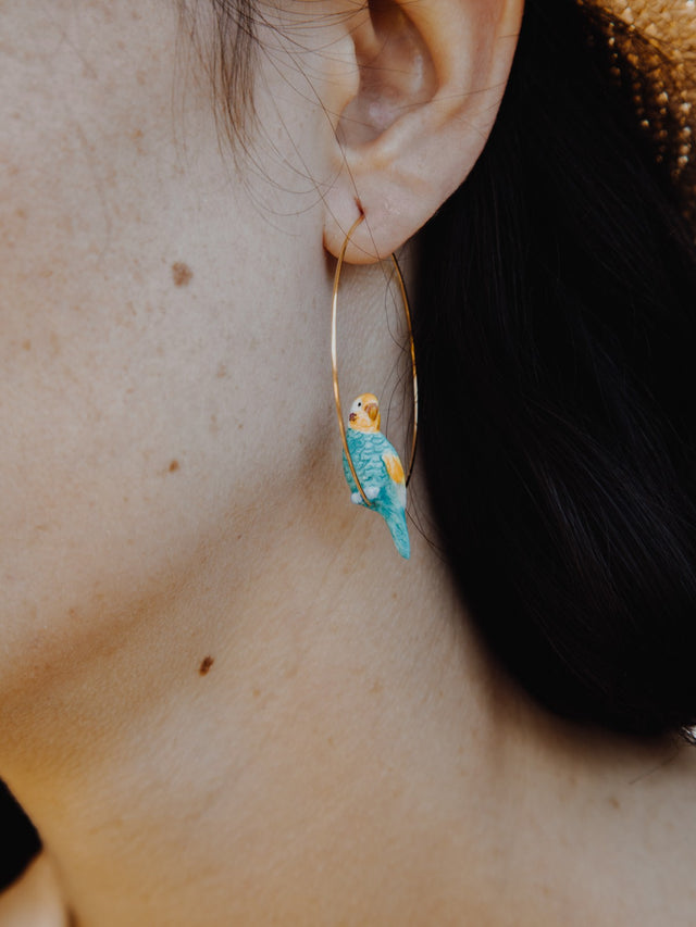 Nach Bijoux Créoles Perruche Bleue