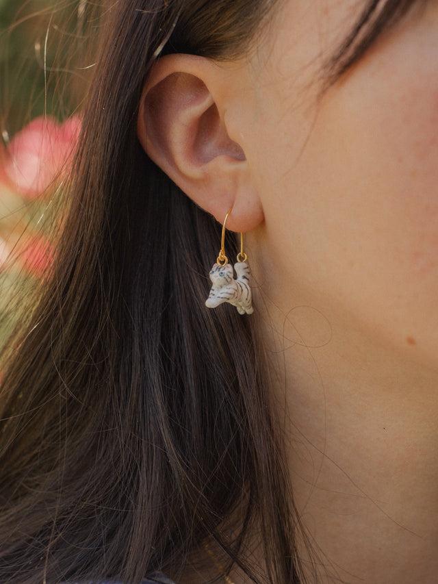 Nach Bijoux Créoles Saut De Chaton Tabby