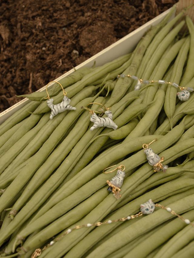 Nach Bijoux Créoles Saut De Chaton Tabby
