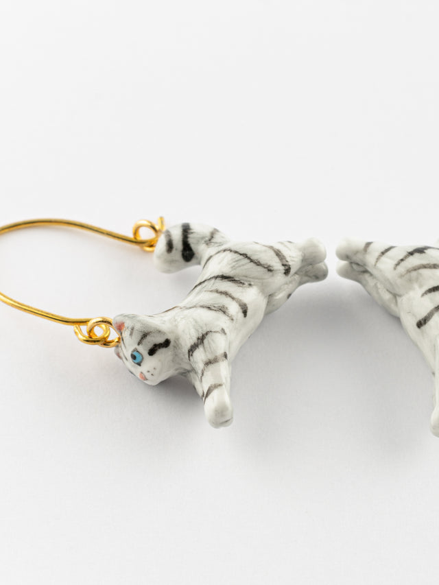 Nach Bijoux Créoles Saut De Chaton Tabby