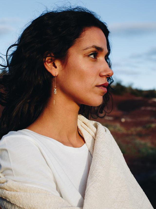 Nach Bijoux Longues Boucles D'oreilles Léopard