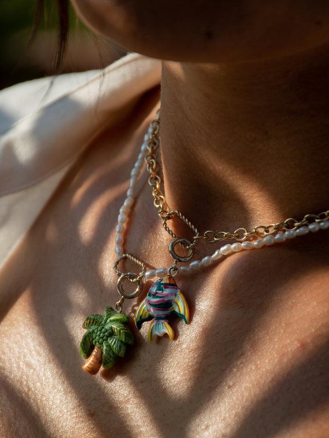 Nach Bijoux Maxi Charm's Poisson Arc-en-ciel