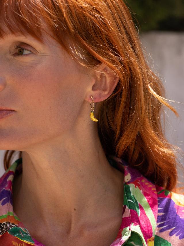 Nach Bijoux Mini Créole Banane - Vendue à L'unité