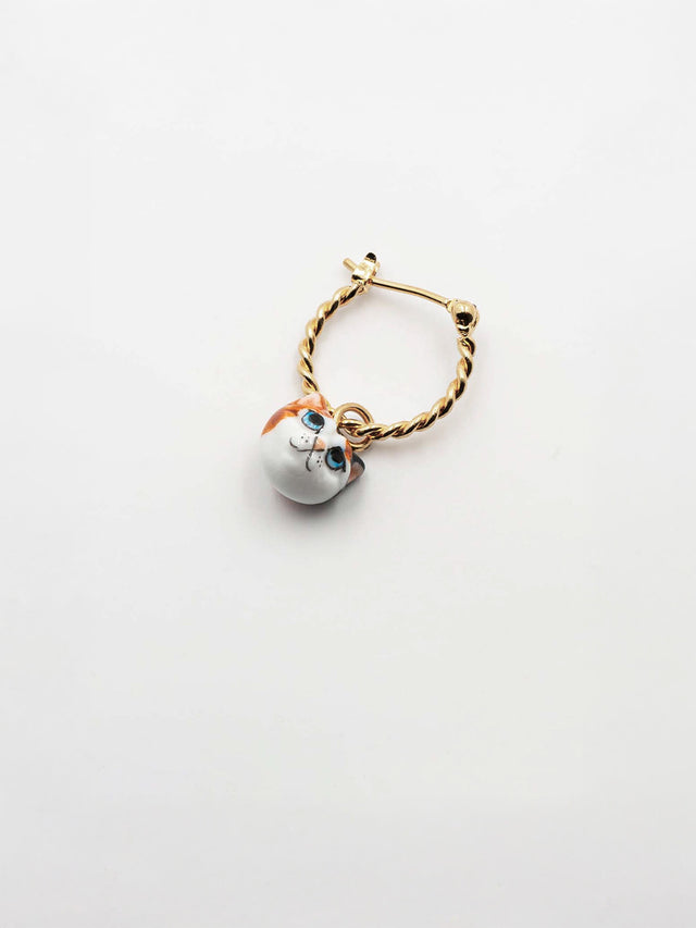 nach bijoux Mini créole chat - Vendue à l'unité