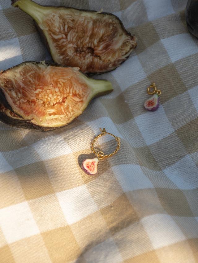 Nach Bijoux Mini Créole Figue - Vendue à L'unité