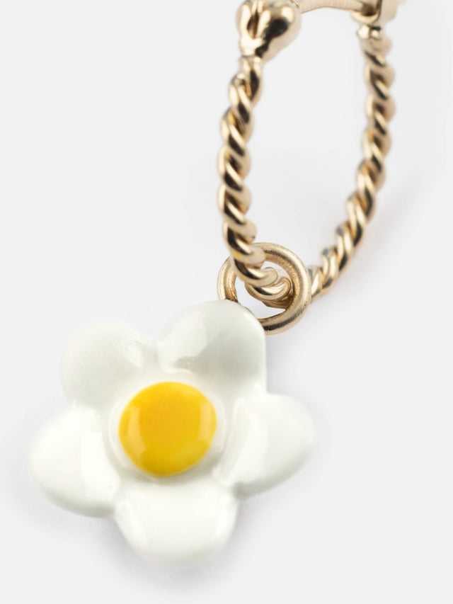 Nach Bijoux Mini Créole Fleur Blanche