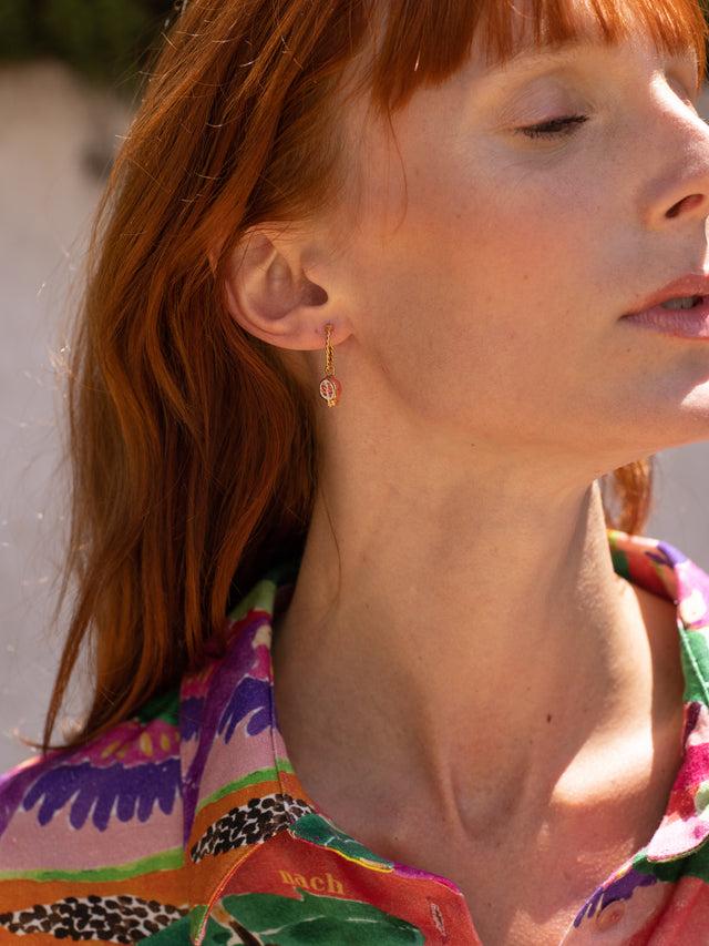 Nach Bijoux Mini Créole Grenade - Vendue à L'unité