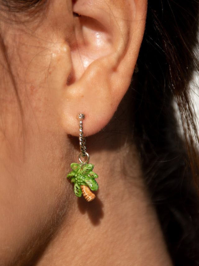 Nach Bijoux Mini Créole Palmier - Vendue à L'unité