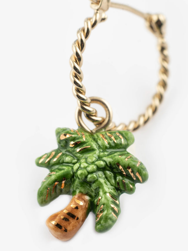 Nach Bijoux Mini Créole Palmier - Vendue à L'unité