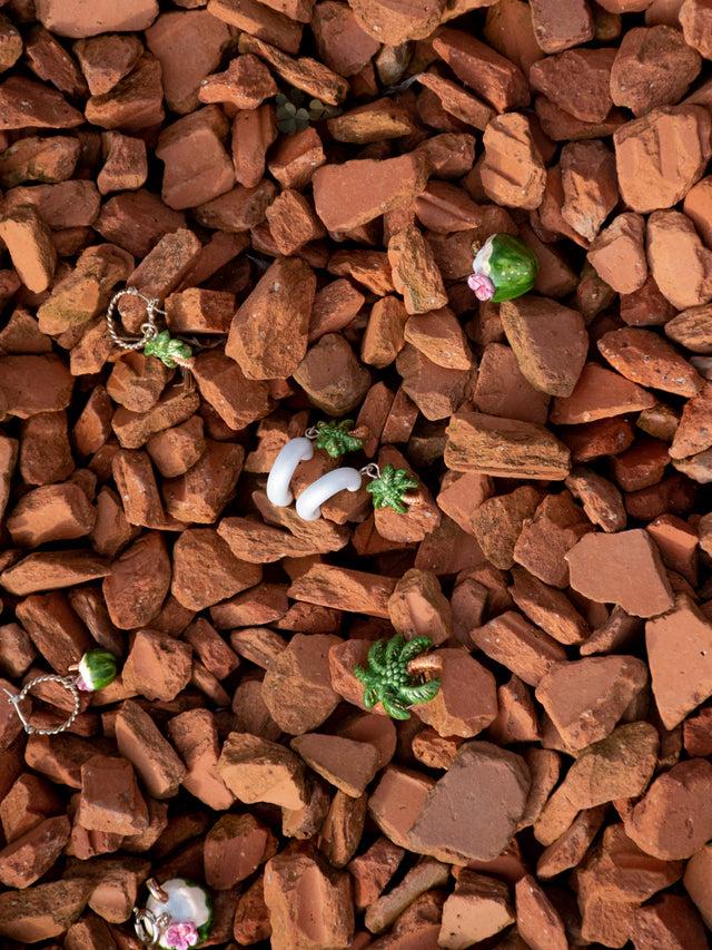 Nach Bijoux Mini Créole Palmier - Vendue à L'unité
