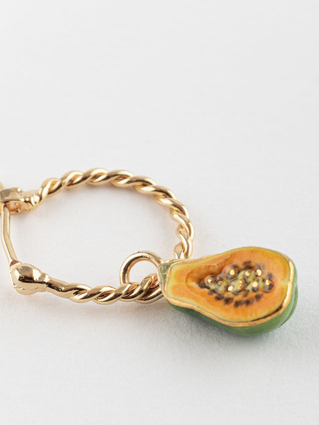 Nach Bijoux Mini Créole Papaye - Vendue à L'unité