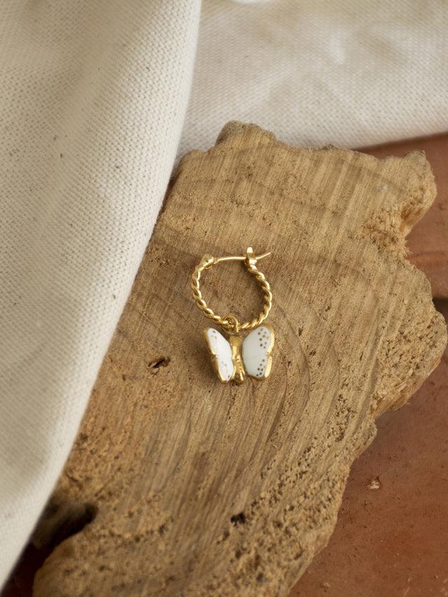 Nach Bijoux Mini Créole Papillon - Vendue à L'unité