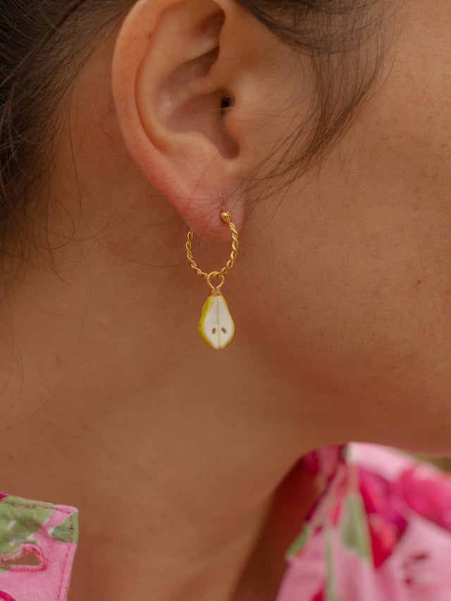 Nach Bijoux Mini Créole Poire - Vendue à L'unité