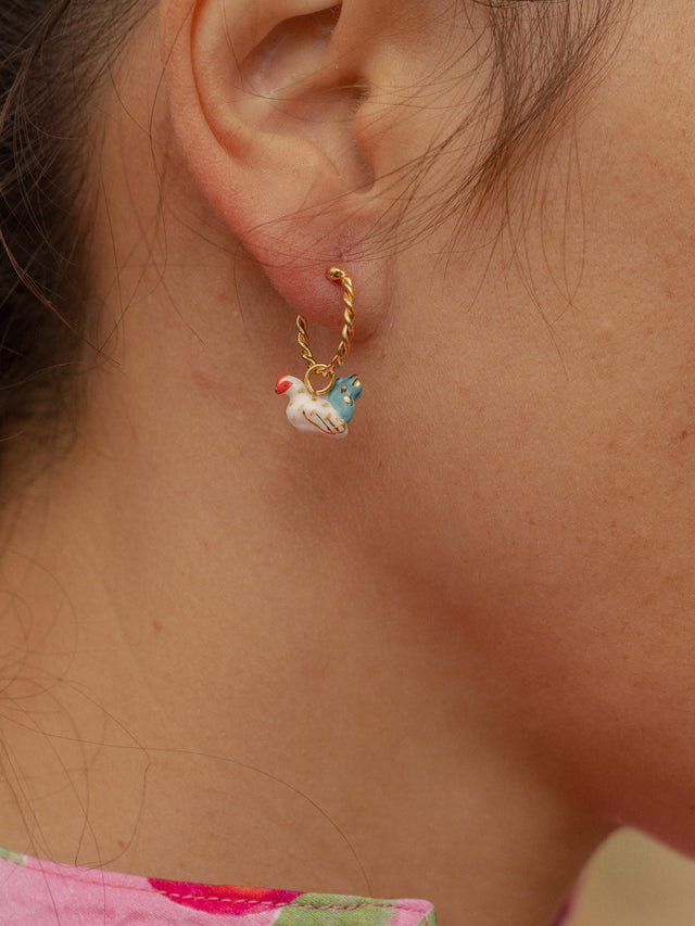 Nach Bijoux Mini Créole Poule - Vendue à L'unité