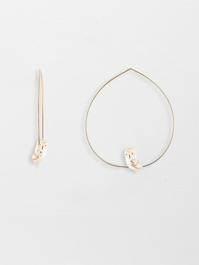 nach bijoux Petites créoles chouette