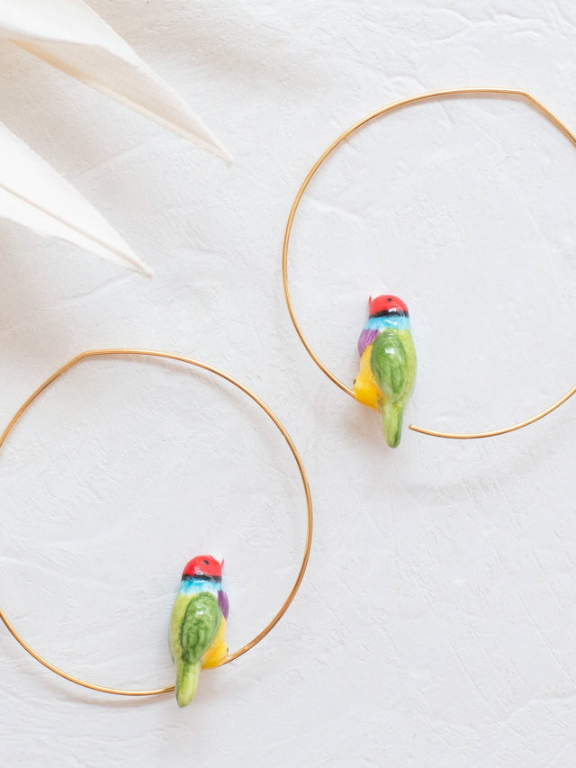 Nach Bijoux Petites Créoles Diamant De Gould