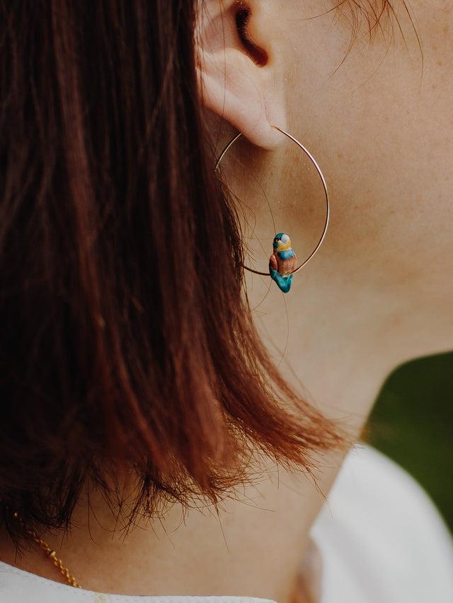 Nach Bijoux Petites Créoles Guêpier