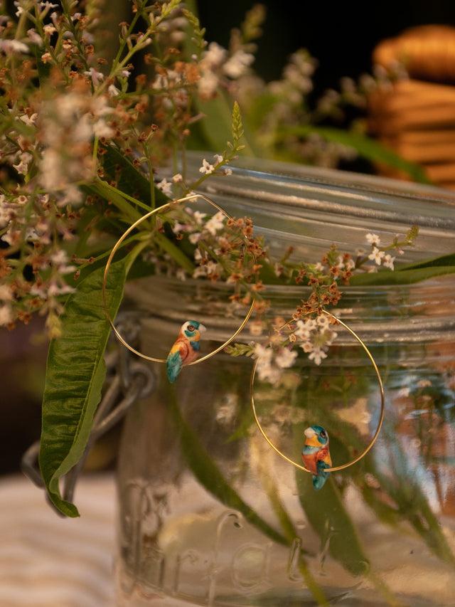 Nach Bijoux Petites Créoles Guêpier