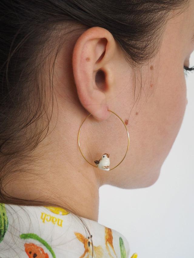 Nach Bijoux Petites Créoles Moineau