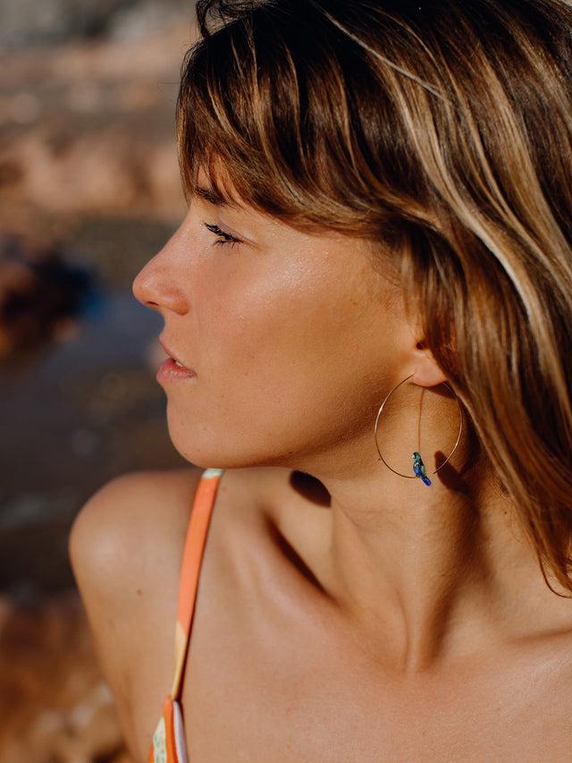 Nach Bijoux Petites Créoles Oiseau Tangara