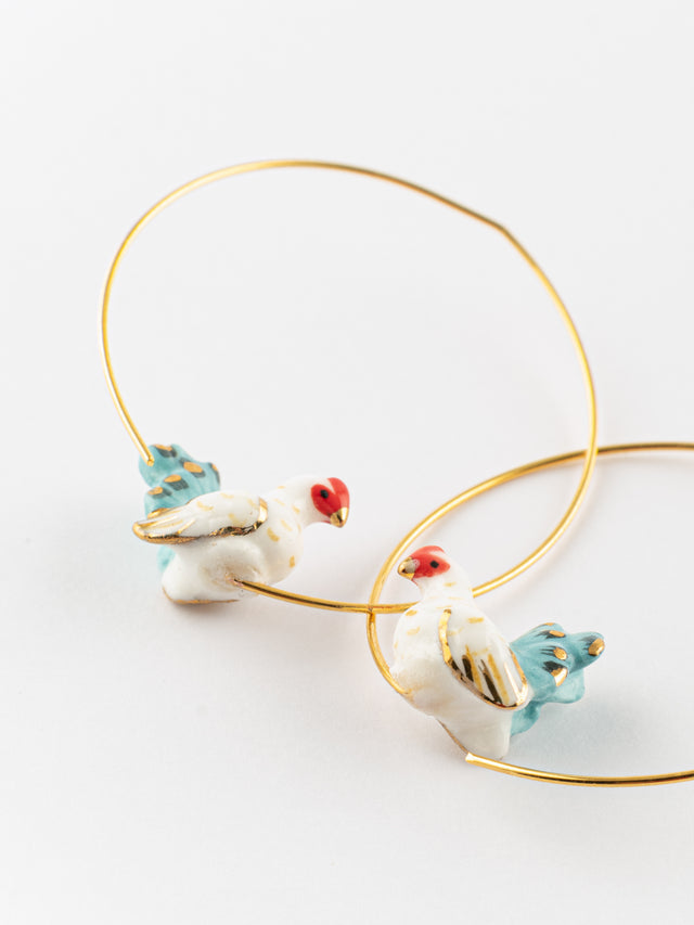 Nach Bijoux Petites Créoles Poule