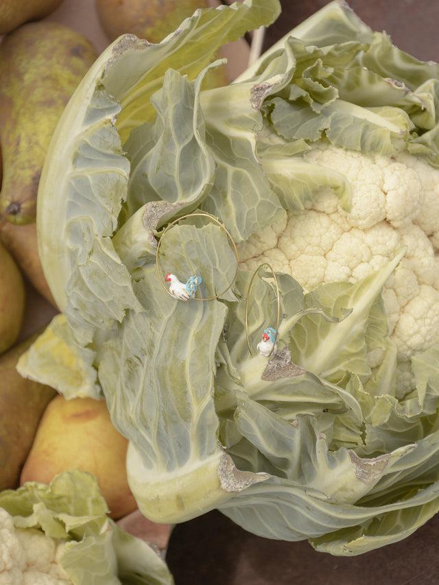 Nach Bijoux Petites Créoles Poule