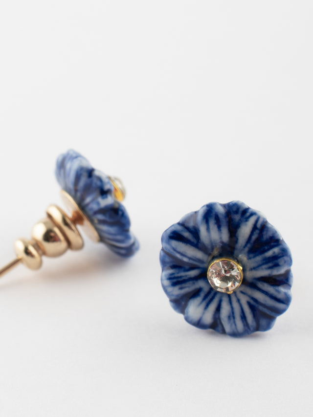 Nach Bijoux Petites Puces D'oreilles Chardon Bleu