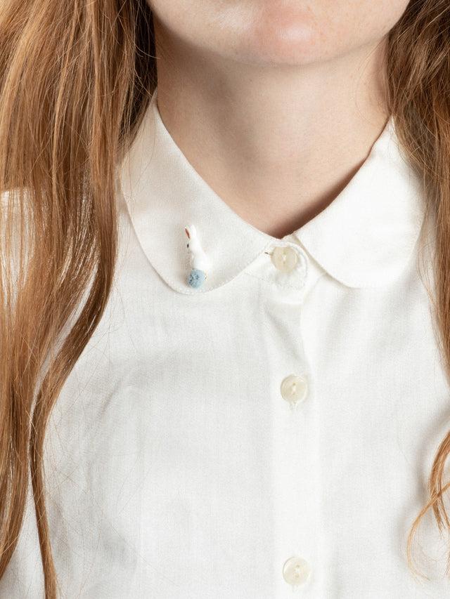 Nach Bijoux Pin's Lapin Avec Pompon