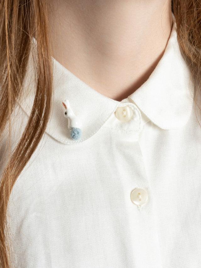 Nach Bijoux Pin's Lapin Avec Pompon