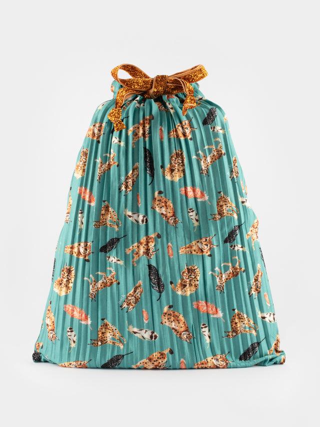 Nach Bijoux Pochette Cadeau Upcyclé Bleu