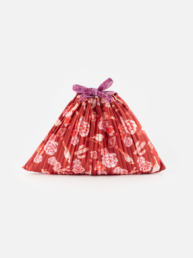 Nach Bijoux Pochette Cadeau Upcyclé Rouge