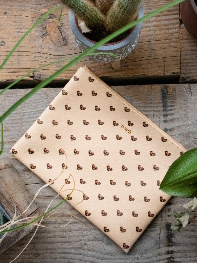 Nach Bijoux Pochette Coeurs Léopard
