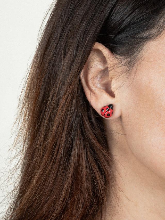 Nach Bijoux Puces D'oreilles Coccinelle