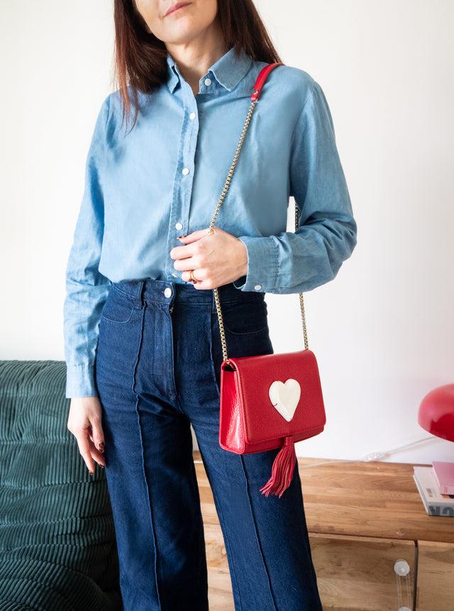 Nach Bijoux Sac Cœur Upcyclé