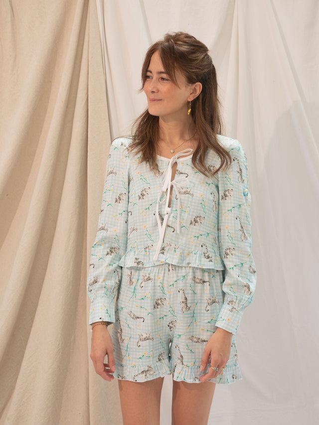 Nach Bijoux Short Upcyclé Vichy - Nach X Argile