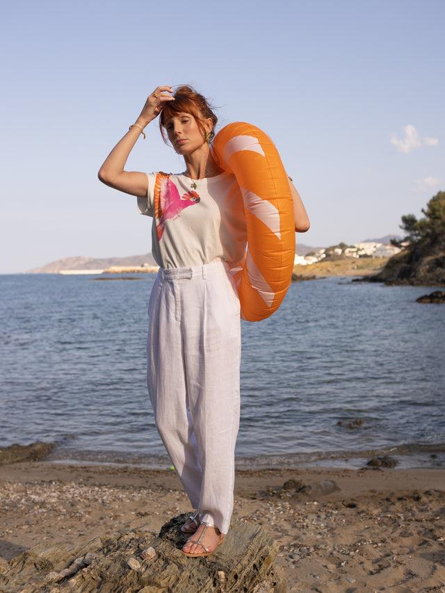 Nach Bijoux T-shirt Cacatoès Rose