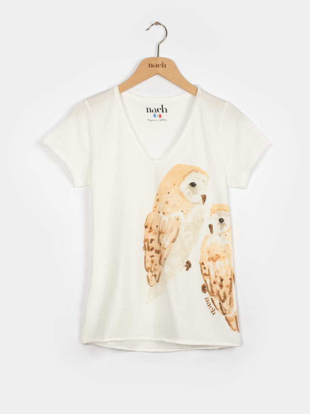 Nach Bijoux T-shirt Chouettes