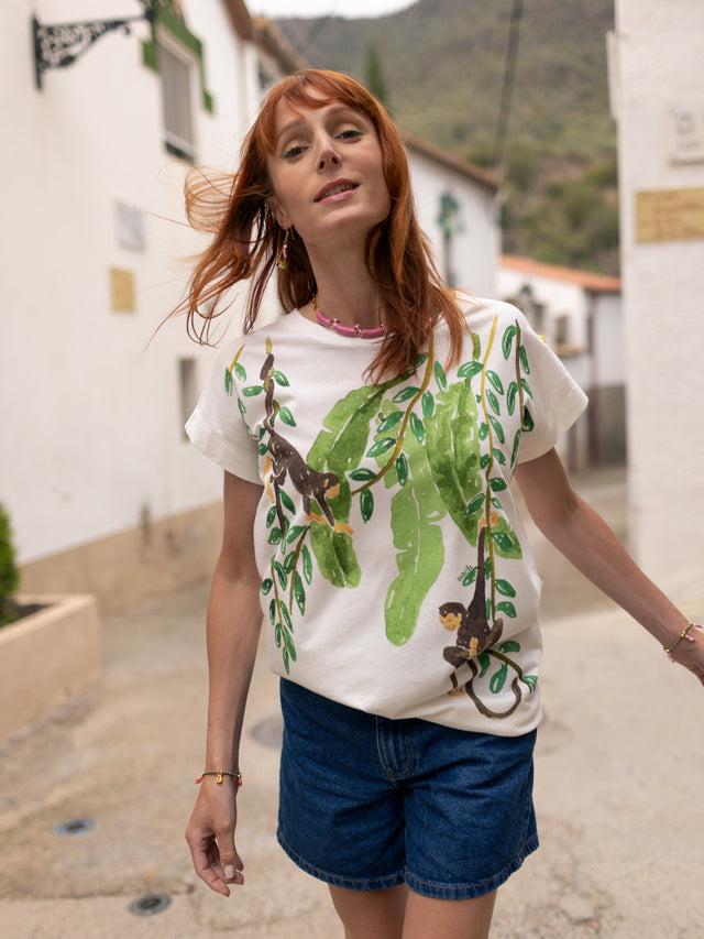 nach bijoux T-shirt couple de capucins