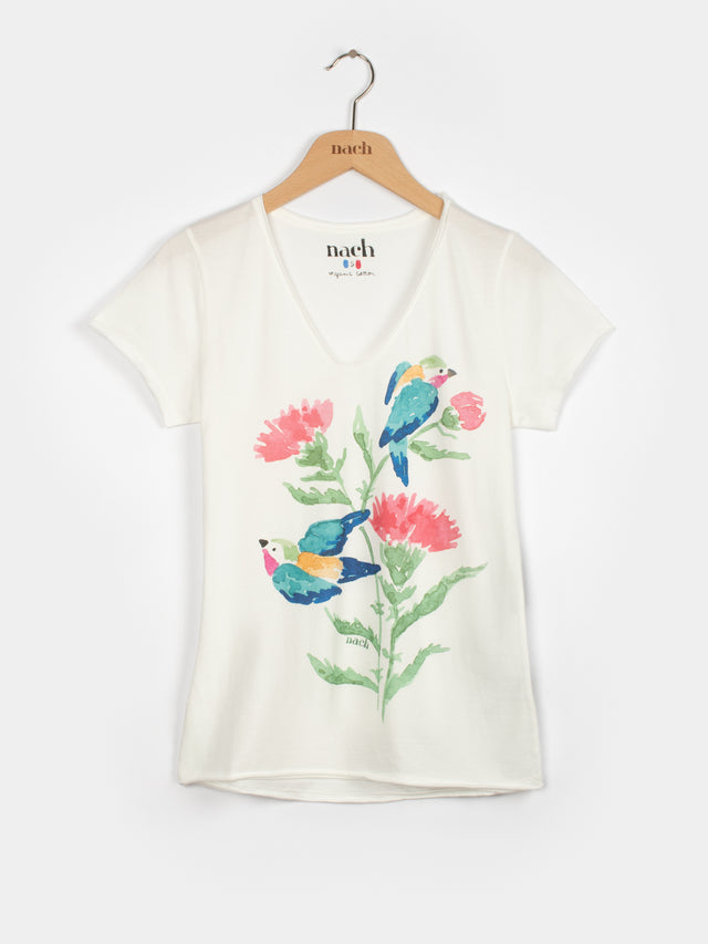 Nach Bijoux T-shirt Fleur Sauvage
