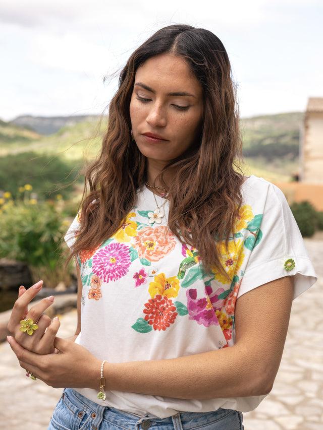 nach bijoux T-shirt Tomy - Fleurs