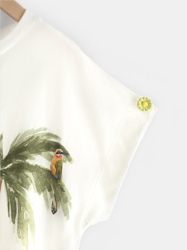 Nach Bijoux T-shirt Tomy - Palmier