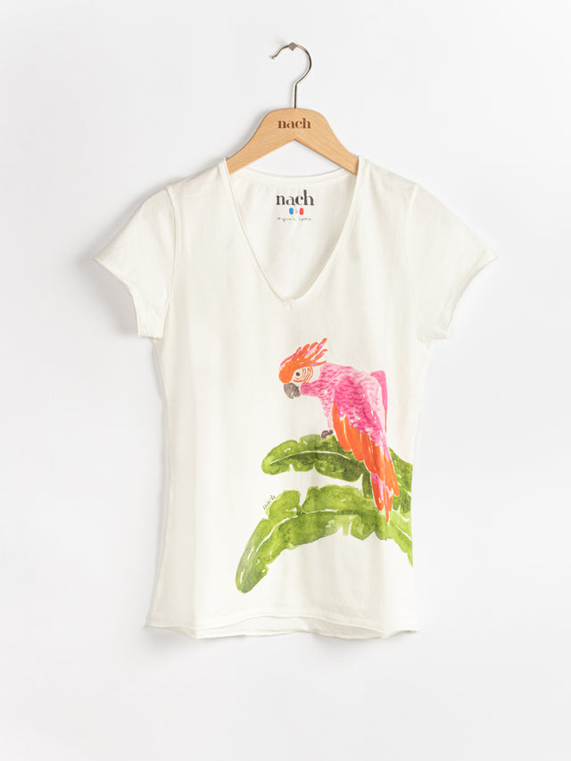 Nach Bijoux T-shirt Victor - Cacatoès