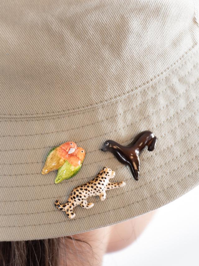 Nach Bijoux Pin's Oiseaux Inspérables Édith & Piaf - Nach X La Tanière