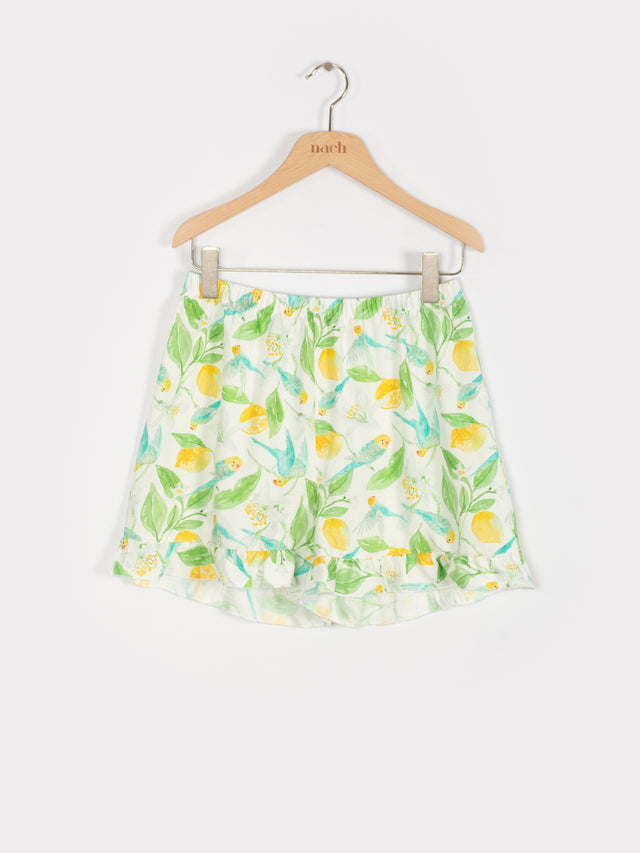 Nach Bijoux Short Upcyclé Citron - Nach X Argile Studio