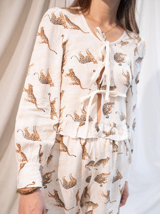 Nach Bijoux Short Upcyclé Léopard - Nach X Argile Studio