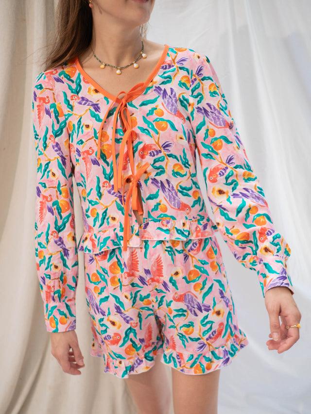 Nach Bijoux Short Upcyclé Rose - Nach X Argile Studio