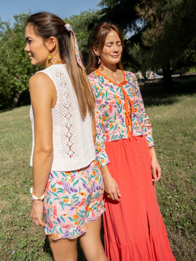 Nach Bijoux Short Upcyclé Rose - Nach X Argile Studio