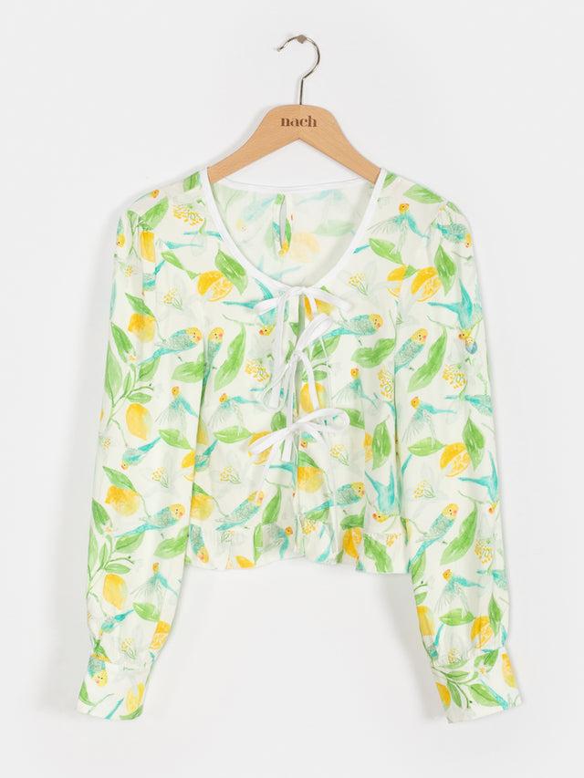 Nach Bijoux Top Upcyclé Citron - Nach X Argile Studio